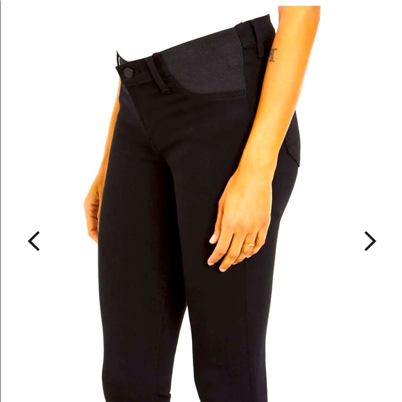 J brand maternity black jeans- like new! Comfy stretch! - Picture 1 of 4